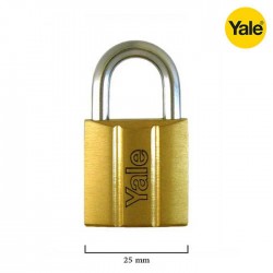 Yale V140-25 Brass Padlock 140 Gembok 25mm Yale V140-25 Brass Padlock 140 Gembok 25mm