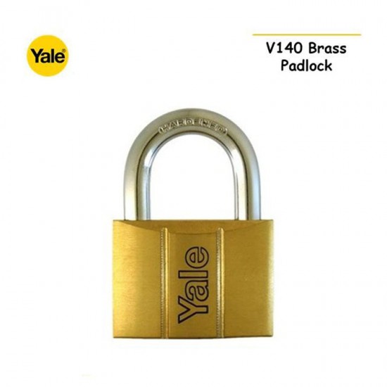 Yale V140-30 Brass Padlock 140 Gembok 30mm Yale V140-30 Brass Padlock 140 Gembok 30mm