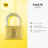Yale V140-70 Brass Padlock 140 Gembok 70mm