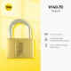 Yale V140-70 Brass Padlock 140 Gembok 70mm