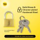 Yale V140-70 Brass Padlock 140 Gembok 70mm
