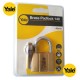 Yale V140-40 Brass Padlock 140 Gembok 40mm Yale V140-40 Brass Padlock 140 Gembok 40mm