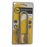 Yale V140-50LS90 Long Brass Padlock 140 Gembok Panjang 50mm