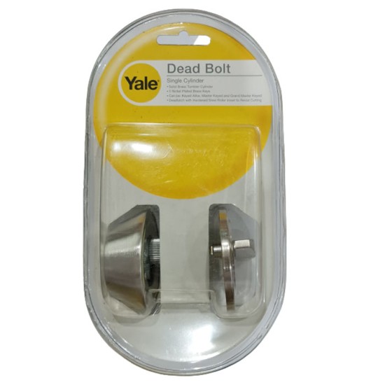 Yale V8111 US32D Dead Bolt Single Cylinder Yale V8111 US32D Dead Bolt Single Cylinder