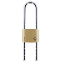 Yale Y110-50-155-1 Solid Brass Adjustable Shackle Padlock 50mm Gembok