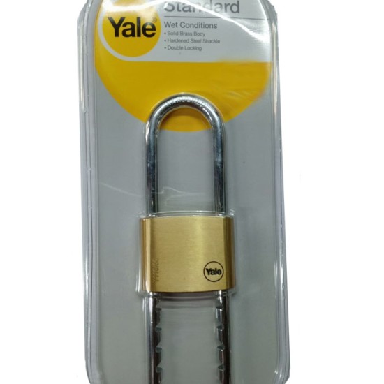 Yale Y110-50-155-1 Solid Brass Adjustable Shackle Padlock 50mm Gembok Yale Y110-50-155-1 Solid Brass Adjustable Shackle Padlock 50mm Gembok