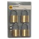 Yale YE1-40-122-4 Indoor Brass Padlock 40mm Gembok isi 4 pcs Yale YE1-40-122-4 Indoor Brass Padlock 40mm Gembok isi 4 pcs