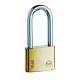 Yale YE1-50-166-1 Gembok Panjang 50mm Indoor Brass Long Shackle Padlock Yale YE1-50-166-1 Gembok Panjang 50mm Indoor Brass Long Shackle Padlock