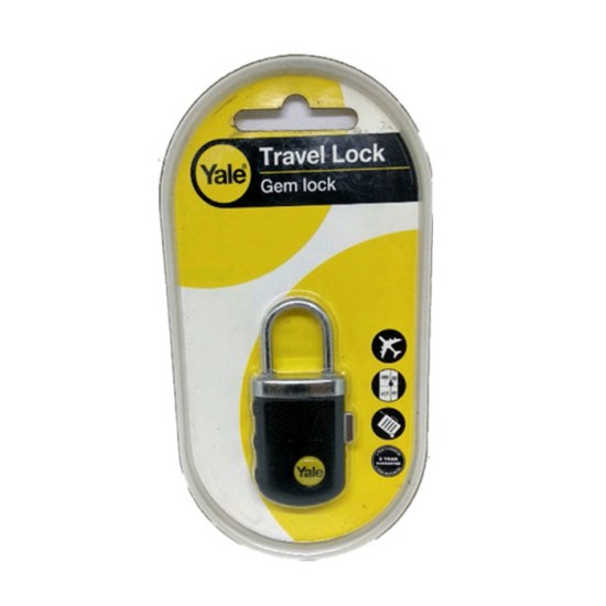 Yale YP3-31-123-1 Travel Lock - Gem Lock Gembok Koper Pin Yale YP3-31-123-1 Travel Lock - Gem Lock Gembok Koper Pin