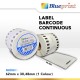 Blueprint BP-DTS22205 Label Barcode Brother 22205 62mm x 30.48m Continuous 1 Colour Stiker Roll Blueprint BP-DTS22205 Label Barcode Brother 22205 62mm x 30.48m Continuous 1 Colour Stiker Roll