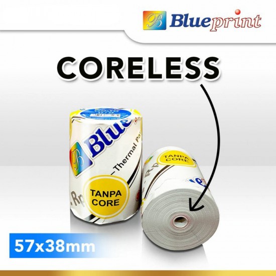 Blueprint Thermal Paper Roll 57x38mm Blueprint Thermal Paper Roll 57x38mm