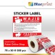 Blueprint Label Sticker Unboxing Fragile 70x50 mm isi 500 Pcs Blueprint Label Sticker Unboxing Fragile 70x50 mm isi 500 Pcs