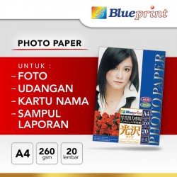Blueprint BP-GPA4260 Photo Paper A4 260 gsm Microporous Blueprint BP-GPA4260 Photo Paper A4 260 gsm Microporous