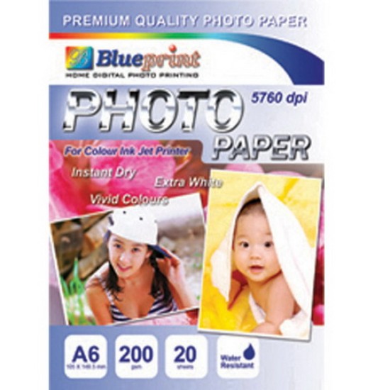 Blueprint BP-GPA6200 Photo Paper A6 Blueprint BP-GPA6200 Photo Paper A6