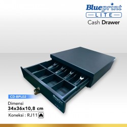 Blueprint CD-BPL02 Cash Drawer Kecil Laci Kasir Uang 34x36x10,8 cm