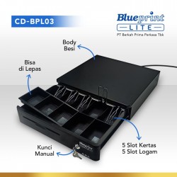 Blueprint CD-BPL03 Cash Drawer Medium Laci Kasir Uang 40x40,5x10 cm Blueprint CD-BPL03 Cash Drawer Medium Laci Kasir Uang 40x40,5x10 cm