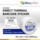 Blueprint Direct Thermal Sticker Label Stiker Barcode 38x60 mm 1 Line 500 pcs Blueprint Direct Thermal Sticker Label Stiker Barcode 38x60 mm 1 Line 500 pcs