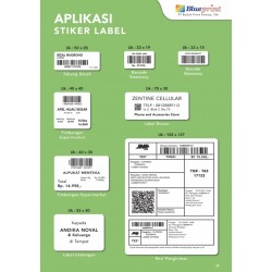 Blueprint Direct Thermal Sticker Label Stiker Barcode 50x20 mm 1 Line 1000 pcs Blueprint Direct Thermal Sticker Label Stiker Barcode 50x20 mm 1 Line 1000 pcs