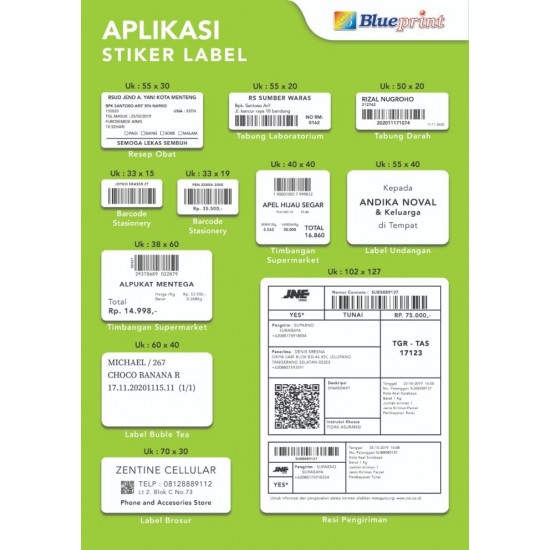 Blueprint Direct Thermal Sticker Label Stiker Barcode 60x40 mm 1 Line 500 pcs Blueprint Direct Thermal Sticker Label Stiker Barcode 60x40 mm 1 Line 500 pcs