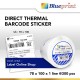 Blueprint Direct Thermal Sticker Label Stiker Barcode 78x100 mm 1 Line 300 pcs Blueprint Direct Thermal Sticker Label Stiker Barcode 78x100 mm 1 Line 300 pcs
