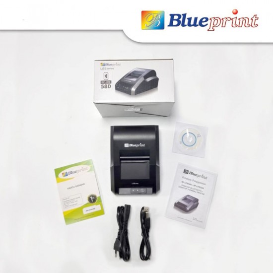Blueprint BP-Lite58D Desktop Bluetooth Thermal Printer Struk Kasir PPOB 58mm Blueprint BP-Lite58D Desktop Bluetooth Thermal Printer Struk Kasir PPOB 58mm