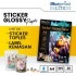Blueprint Lite Sticker Glossy Paper A4 105gsm 20 Sheets Stiker