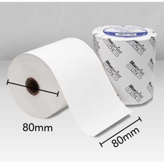 Blueprint BP-LiteTP80x80 Lite Thermal Paper Roll 80x80mm Kertas Struk Blueprint BP-LiteTP80x80 Lite Thermal Paper Roll 80x80mm Kertas Struk
