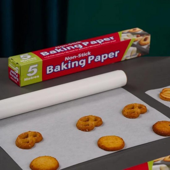Baking Paper 30cm Kertas Alas Roti Kue Panggang Anti Lengket Baking Paper 30cm Kertas Alas Roti Kue Panggang Anti Lengket