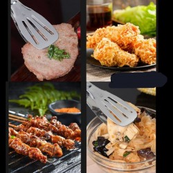 Capitan Makanan Stainless Penjepit Gorengan BBQ