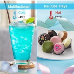 Cetakan Es Batu atau jelly bentuk Diamond 4 Lubang Silikon Ice Cube