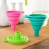 Corong Bulat Lipat Karet Silikon Collapsible Mini Funnel