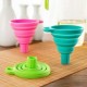 Corong Bulat Lipat Karet Silikon Collapsible Mini Funnel Corong Bulat Lipat Karet Silikon Collapsible Mini Funnel