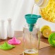 Corong Bulat Lipat Karet Silikon Collapsible Mini Funnel Corong Bulat Lipat Karet Silikon Collapsible Mini Funnel