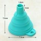 Corong Bulat Lipat Karet Silikon Collapsible Mini Funnel Corong Bulat Lipat Karet Silikon Collapsible Mini Funnel