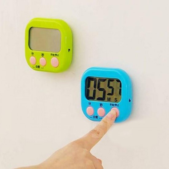 Digital Kitchen Timer Masak Magnet Alarm Dapur Countdown Stopwatch