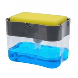 Tempat Dispenser Sabun Cuci Piring Soap Pump Sponge Caddy Tempat Dispenser Sabun Cuci Piring Soap Pump Sponge Caddy