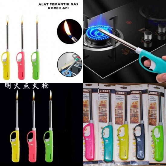 Pematik Api Kompor Gas Lighter Jingze Gas Korek Tembak Pematik Api Kompor Gas Lighter Jingze Gas Korek Tembak