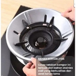 Cover Dudukan Kaki Kompor Gas Anti Slip Tahan Karat 
