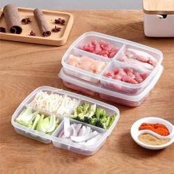 Kontainer Makanan 4 Sekat Tutup Tempat Penyimpanan Kontainer Makanan 4 Sekat Tutup Tempat Penyimpanan