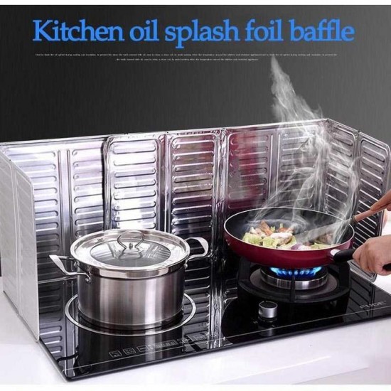 Pelindung Kompor Anti Cipratan Sekat Masak Aluminium Foil