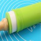 Penggiling Adonan Bahan Silikon Gagang Kayu Rolling Pin Penggiling Adonan Bahan Silikon Gagang Kayu Rolling Pin