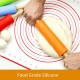 Penggiling Adonan Bahan Silikon Gagang Kayu Rolling Pin Penggiling Adonan Bahan Silikon Gagang Kayu Rolling Pin