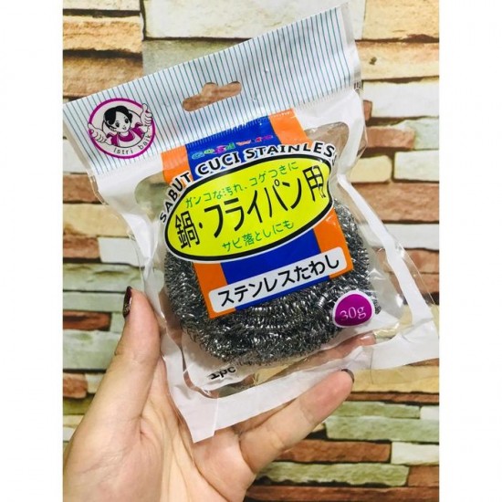 Sabut Kawat Good Wife 30g Spons Gosok Stainless Anti Karat Sabut Kawat Good Wife 30g Spons Gosok Stainless Anti Karat
