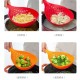 Sendok Saringan Besar Bahan Nilon Gagang Tirisan Sayur Mie Sendok Saringan Besar Bahan Nilon Gagang Tirisan Sayur Mie