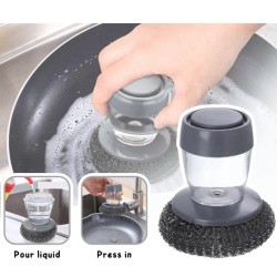 Sikat Kawat Tempat Sabun Sabut Cuci Piring Penggosok Wajan