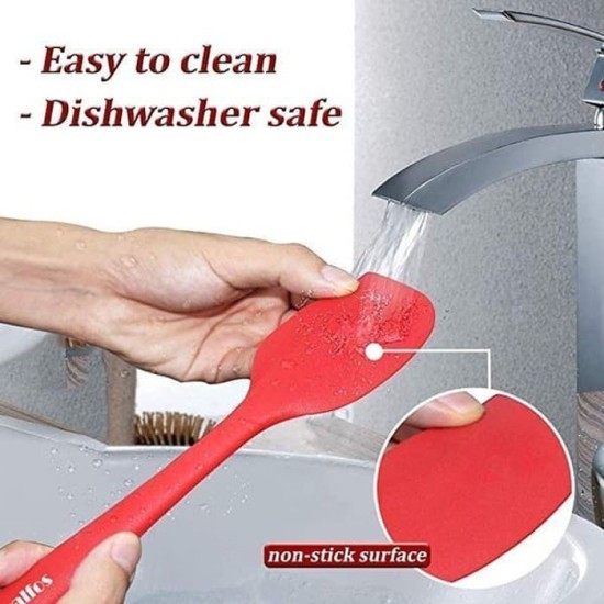 Spatula Silikon Besar Panjang 28cm Anti Lengket Sutil Spatula Silikon Besar Panjang 28cm Anti Lengket Sutil