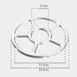 Tatakan Kompor Panci Mini Bulat Besi Universal Stove Rack