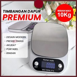 Timbangan Digital 10 Kg Premium Stainless Digital Kitchen Scale