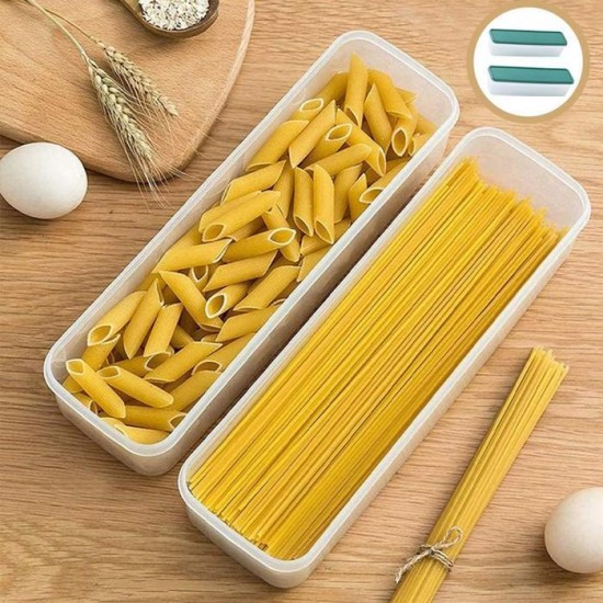 Toples Panjang Putih Makanan Food Container Box Kulkas