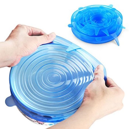 Tutup Mangkok Silikon 6 in 1 Food Cover Silicon Tutup Mangkok Silikon 6 in 1 Food Cover Silicon